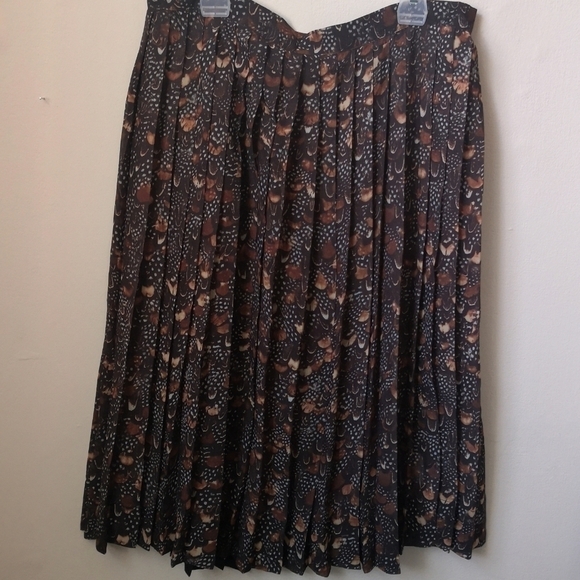 BEYMEN Silk Pleated Midi Skirt US 12 - Picture 2 of 7